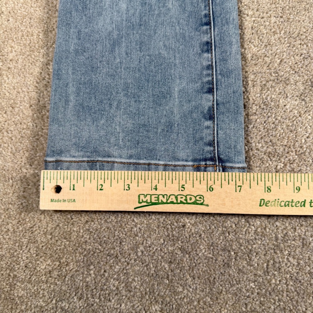 Everflex Slim Bootcut Jeans Women 8 (FITS 28x30) Blue High Rise Stretch READ - Picture 10 of 13